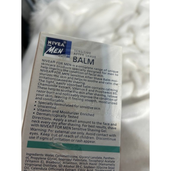 Nivea for men aftershave balm. Lot of 3. New.‎ Unscented. . 3.3 0z. Each - Picture 4 of 5